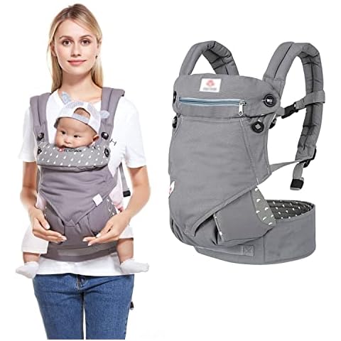 JoyLife Portabebés Ergonómico de Algodón Transpirable Cover