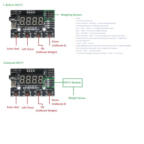 load cell hx711 ad module weight sensor digital display electronic scale for arduino load cell sensor