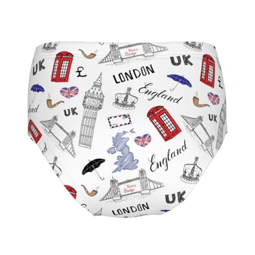 London City Doodles Elements Girls' Underwear Soft Cotton Little Girls Panties Comfort Briefs2