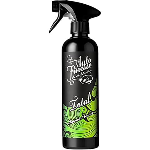 Auto Finesse Total Interior Cleaner 500ml interior all-purpose cleaner, which is safe to use on all interior car surfaces, Car Cleaning Cover