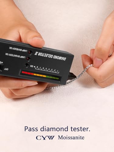 D Color VVS1 Clarity Moissanite Tennis Bracelet for Women, Really Authentic Solid 925 Sterling Silver, 5.5-7.5inch (14-19cm), Birthday Anniversary Valentines Mothers Day Ideal Gift for Her3