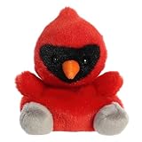 Aurora® Festive Palm Pals™ Louis Cardinal Stuffed Animal - Fun Collectible Plush for Kids and Adult Collectors - Perfect for Decorating Rooms and Birthday Gifts - Red 5 Inches