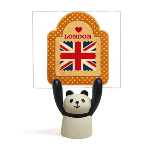 Porte-mémo panda et Londres pour décorer un bureau d'étudiant