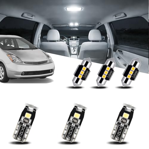 Luces LED interiores para Toyota Prius 2004-2009 kit 11 piezas miniatura 1