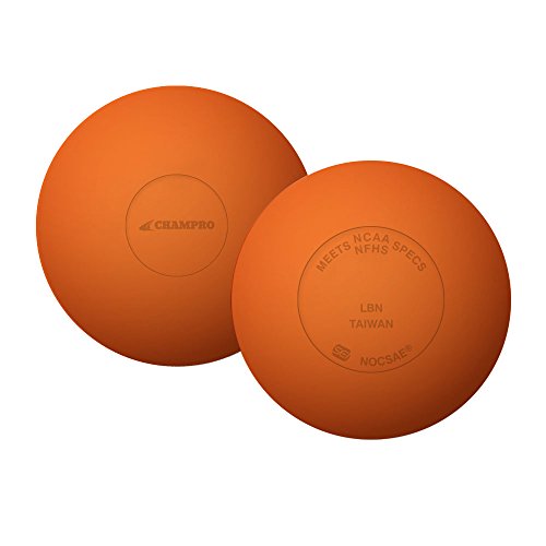 Balles de crosse Champro caoutchouc pack de 3 6 12 équipement lacrosse homologué