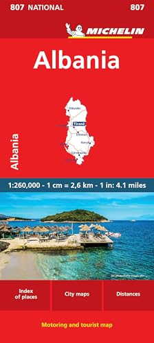 Michelin Map Albania (Maps/Country (Michelin))