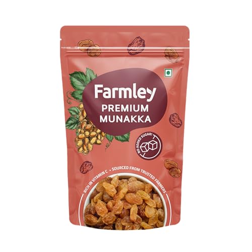 Image of Farmley Premium Munakka Raisins - 200 gram I Healthy Dried Fruits