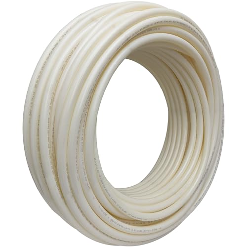 Image of SharkBite 1 /2 Inch x 300 Feet White PEX-A, Made in the USA, Flexible Water Pipe Tubing for Plumbing, UA60W300
