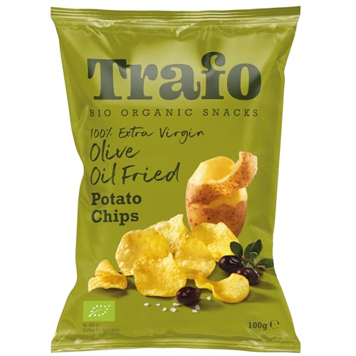 Trafo Kartoffelchips in extra nativem Olivenöl, gesalzen (100 g) - Bio