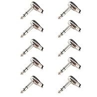 Black Covered Design: Features a black covered 1/4 inch jack plug with durable nickel plated alloy shell construction Enhanced Protection: Solder protector cover is laminated to the case cover for added durability and reliability Compact Slimline Pro...