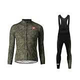 UGLY FROG Bike Wear Maillot Ciclismo Hombre Invierno Ciclismo,Clásico Retro Maillots de Bicicleta Conjunto de Jersey de Top MTB Jersey Manga Larga