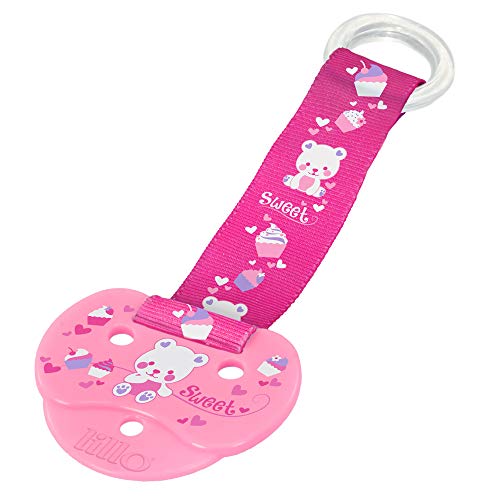 Prendedor De Chupeta Design - Lillo, Rosa
