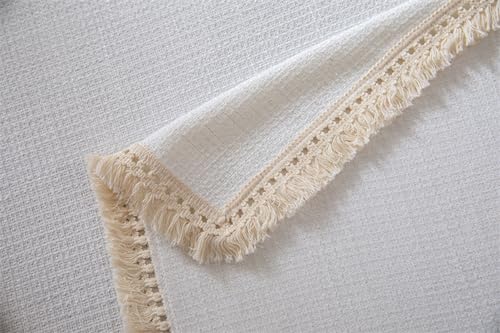 Nappe de table anti tache blanche 140x180 imperméable - 8