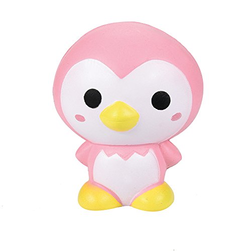 Juguetes de compresión,Beikoard Alivio de la tensión de perfumado súper Squeeze Toys Juguetes para aliviar el estrés (9x7x7cm/3.54x2.76x2.76inches, Rosa B)