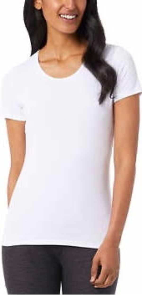 32 Degrees Ladies' Cool Tee Short Sleeve Scoop Neck, 3-Pack