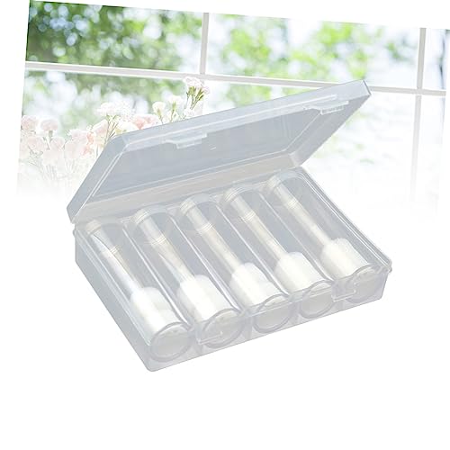 6 cajas redondas para almacenar monedas transparentes miniatura 2