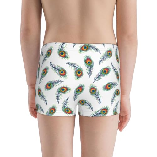 Boys' Cotton Boxer Brief Soft Underwear-Colorful Grass3