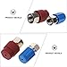 Wakauto Quick Coupler Adapter Set 2 Pcs for R12r22 to R134a Car Easy Identification Pressure System Accessory 1316lh Kit