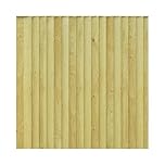 Ultimate Feather Edge Fence Panels | Premium Timber Fence Screening for Privacy & Security | Stylish Vertical Garden Fence for Balconies & Outdoor Spaces (6FT Length x 5FT Height, 5)