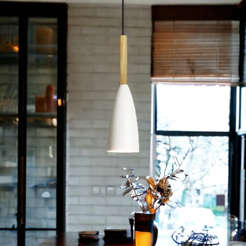 Image of GreyWings Modern, Black,White,Grey Multi-Pendant Hanging Light for Ceiling, Aluminium, Drop, Antique Decor, E-27 Holder,(Bulb not Included) 3 Light Cluster Set