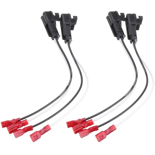 Car Radio Speaker Wiring Harness Adapter for Silverado 1500/ 2500HD 2007-2013, 4PCS 15cm Speaker Harness Connector Replacement Parts
