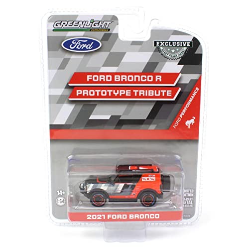 Greenlight 1/64 2021 Ford Bronco R Prototype Tribute miniatura 2