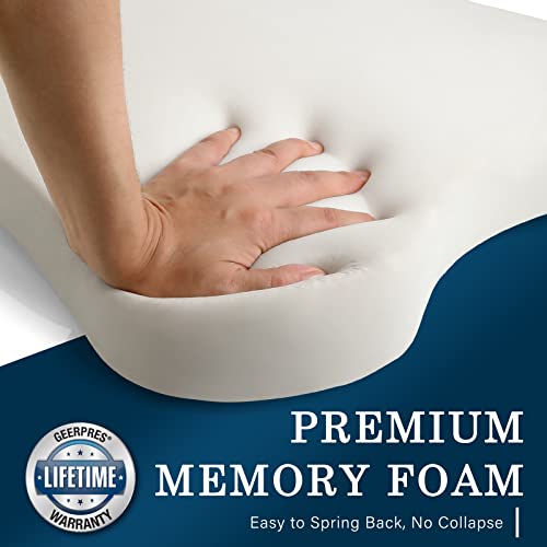 Eyamumo Coccyx Seat Cushion And Back Cushions Combo For Office Chair, Pure Memory Foam Ergonomic Seat Cushions And Orthopedic Lumbar Support Pillow For Tailbone, Lower Backache Sciatica Comfort #TOP1