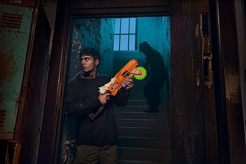 XSHOT Insanity HorrorFire Doomsday by Zuru with 16 Darts, Air Pocket Technology Darts and Dart Storage, Outdoor Toy for Boys and Girls, Teens and Adults