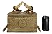 Ebros Gift Matte Gold Holy Relic Ark of The Covenant Throne of God with Ten Commandments Rod of Aaron and Manna Decorative Trinket Box Sculpture Christian Israel Historic Replica (1:5 Scale)