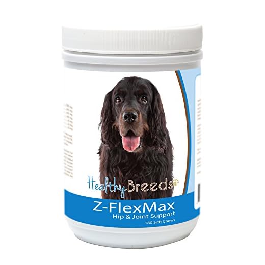 Healthy Breeds Gordon Setter Z-Flex Max Dog Hip and Joint Support 180 Count