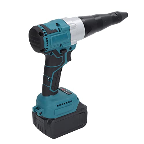 Cordless Rivet Guns, Two Functions Professional Heavy Duty Electric Automatic Rivet Nut Guns, Rivet Guns Tool Kit with Battery, Charger and Carrying Case for Rivets, Rivet Nuts 1 Cordless Rivet Guns, Two Functions Professional Heavy Duty Electric Automatic Rivet Nut Guns, Rivet Guns Tool Kit with Battery, Charger and Carrying Case for Rivets, Rivet Nuts