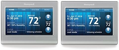 Honeywell RTH9580 Wi-Fi Touchscreen Smart Thermostat - 2 pk