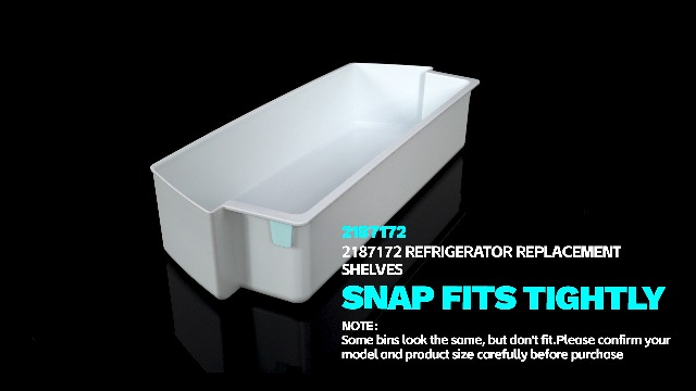Amazon.com: 2187172 Refrigerator Door Shelf Replacement Compatible