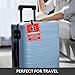 Large Medical Equipment Luggage Tags with Detachable Info Card - Durable Rubber Medical ID Tags for Hospital Devices, Suitcases & Backpacks