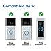 ALLICAVER Doorbell Replacement Security Screws，Compatible with Doorbell Models (4 Pack)