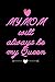 My MOM will always be my Queen: Cute Funny Love Notebook/Diary/ Journal to write in, Quote on Page Lined interior 6 x 9 inches 80 Pages, Mother Birthday Annivsary Christmas Gift