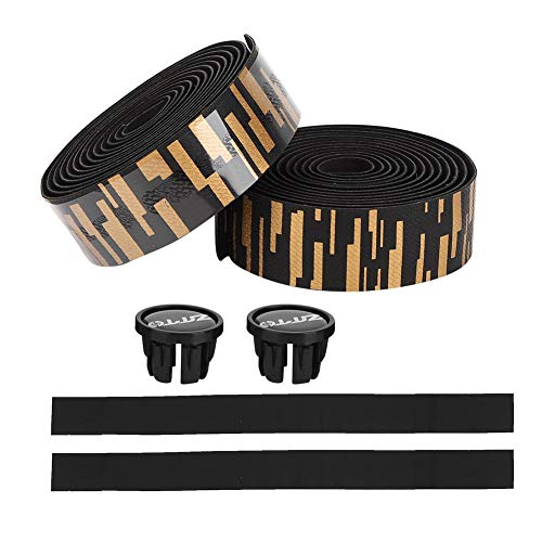 La Mejor comparativa de Manillas doradas para comprar hoy. 37 VGEBY Cinta para Manillar de Bicicleta Cinta para Manillar de Bicicleta de Carretera Amortiguación de absorción de Sudor Envoltura de Barra de Manillar de Bicicleta...