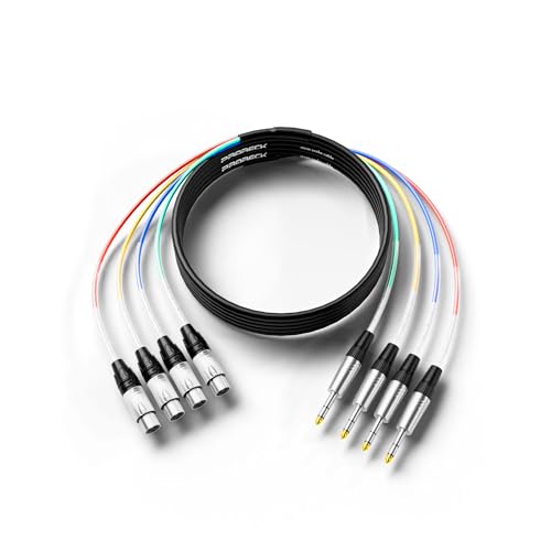 PRORECK 20ft 4-Channel Shielded Audio Cable