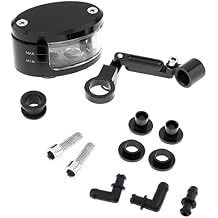 Windance Universal Motorcycle Brake Clutch Tank Cylinder Fluid Oil Reservoir Cup Blak