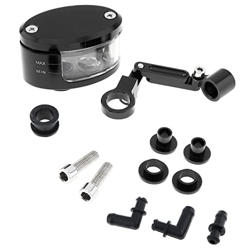 Windance - Windance Réservoir universel de liquide de frein et d'embrayage pour motocyclette (Noir)