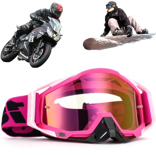 Gafas de motocross, gafas de motocross resistentes al viento y al polvo, gafas de esquí, gafas de cross para dirt bike, gafas de esquí anti-vaho UV, gafas de conducción off road racing, para ciclismo