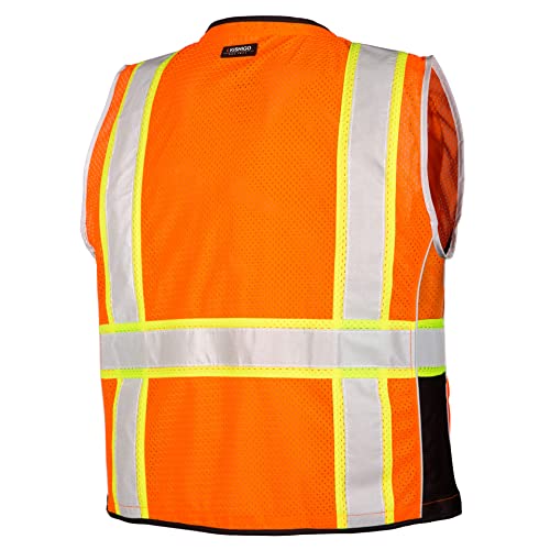 Kishigo 1514 5X Premium Black Series Heavy Duty Unisex Reflective Safety Vest 1514 thumb #1