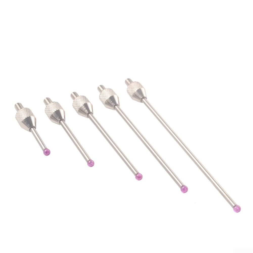 Sonda indicadora micrométrica de cabeza de acero de carbúnculo/tungsteno, precisión y precisión (tungsteno, 20 mm)