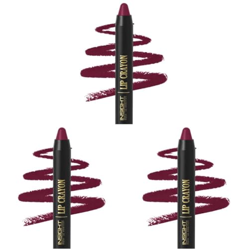 Image of INSIGHT Long Lasting Lip Crayon - All-Day Comfort | Matte Finish | Waterproof | Non-Transfer | Non-Sticky | Enriched with Vitamin E & Kojic Acid | Sharpenable Tip | Full Coverage | Lightweight Lipstick (Smokey Rose) - 7g