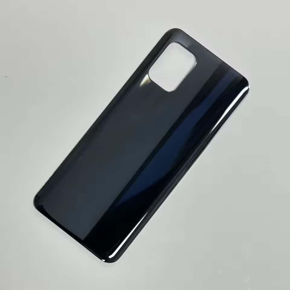 YOOOKOOO Compatible Rear Back Cover for Xiaomi Mi 10 Lite 5G – Battery Door Housing Replacement Part (Blue No Lens)