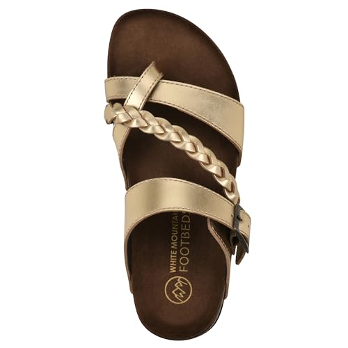 Image of White Mountain Women's Hazy Braided Footbed Sandal