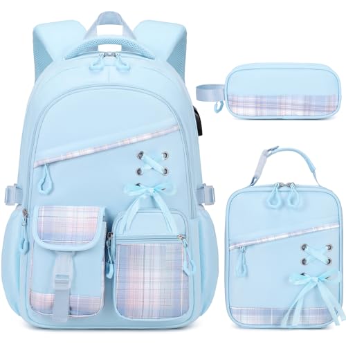 DIGOBAY Backpacks for Girls 3PCS School Backpack Lunch Box Pencil Pouch by DIGOBAY - Used condition - US$27.65
