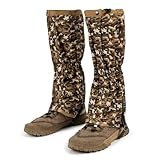 likloks Adjustable Leg Gaiters for Men & Women - Lightweight & Waterproof - Hiking Boots Gators for Snow, Trail, Trekking, Hunting, Climbing, L-XL