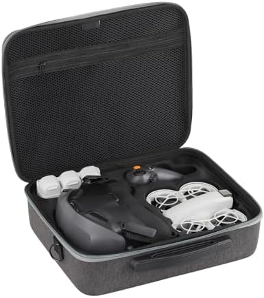Carrying Case for DJI NEO Goggles N3, Portable Storage Travel Shoulder Bag for DJI Neo Drone Accessories, Protection Box for NEO Fly More Combo, RC Motion 3 Controller, Battery Charger Hub