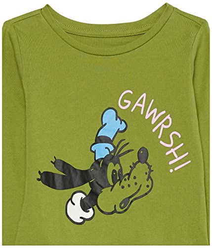 Image of Amazon Essentials Disney | Marvel | Star Wars | Frozen | Princess Girls and Toddlers' Long-Sleeve Tunic T-Shirts, Pack of 3